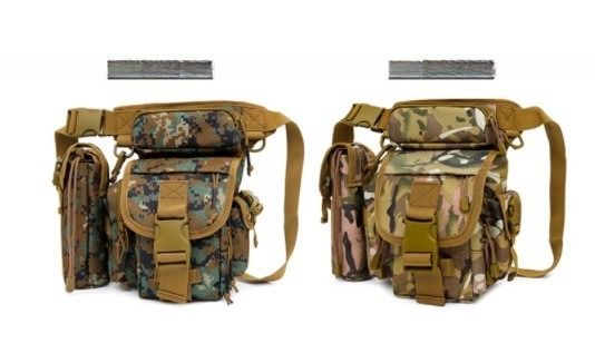 Ανερόστεγη τσάντα ποδιών Molle Πολυλειτουργική τσάντα για τα πόδια για αθλητισμό και πεζοπορία