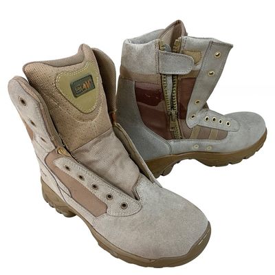 Ανερόστεγοι άνω υλικά Oxford Black Brown Desert Boots ανδρών για εκπαίδευση και ταξίδια