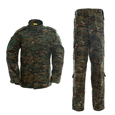 Προσαρμόσιμα Polyester/Cotton ανδρικά καμουφλάζ στολή εκπαίδευσης εργασίας για πεζοπορία στο εξωτερικό