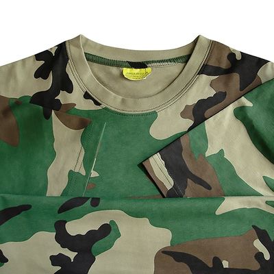 Προσαρμοσμένο S-XXXL εξωτερικό αθλητικό T-shirt από βαμβάκι για εκπαίδευση χωρίς λογότυπα