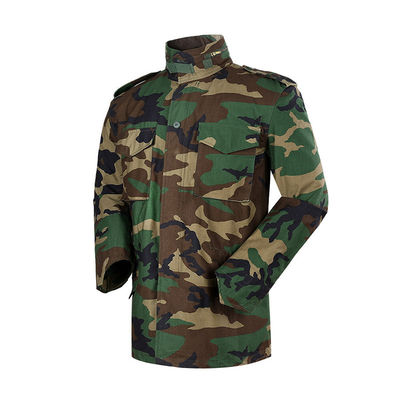 Άντρες Custom Woodland Καμουφλάζ τακτικό μαχητικό μπουφάν για χειμερινή εξωτερική εκπαίδευση