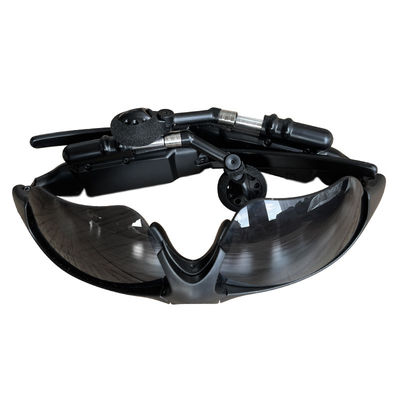 Μαύρα εξωτερικά γυαλιά Bluetooth με 187*85*75mm διαστάσεις