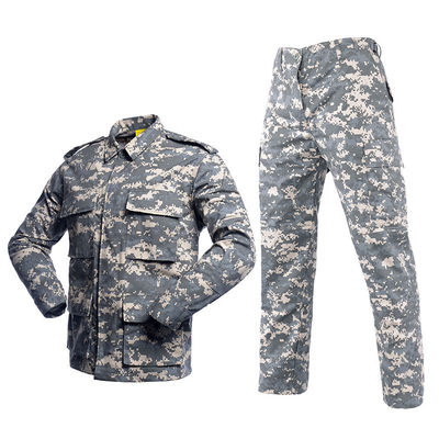 Προσαρμοσμένο Ripstop T/C 65% Polyester 35% Cotton BDU Suit Μαύρο Χωρίς λογότυπα