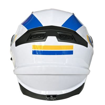 ABS Full Face Shield Πυροσβεστικό κράνος μοτοσυκλέτας για παγκόσμια σεζόν χωρίς μοτίβο