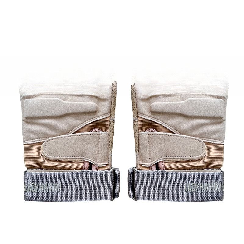 Unisex Khaki Προστασία χεριών με μισό δάχτυλο για εξωτερικές δραστηριότητες Υψηλότερη απόδοση