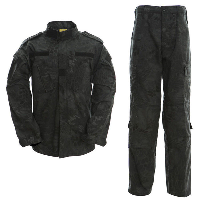 Προσαρμόσιμα Polyester/Cotton ανδρικά καμουφλάζ στολή εκπαίδευσης εργασίας για πεζοπορία στο εξωτερικό