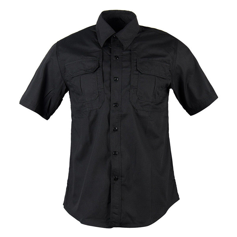 Τ-Shirt από υφαντικές ύλες με τσέπη φορτίου και τσέπη πένας σε συνδυασμό πολυεστέρα/ βαμβακιού