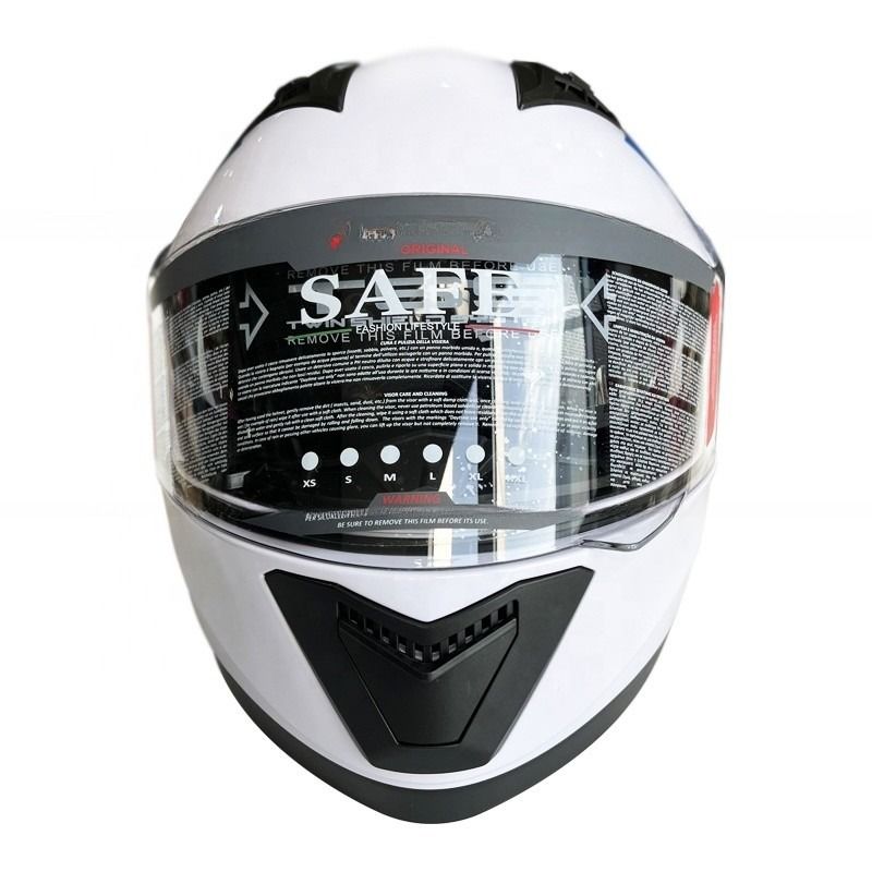 ABS Full Face Shield Πυροσβεστικό κράνος μοτοσυκλέτας για παγκόσμια σεζόν χωρίς μοτίβο