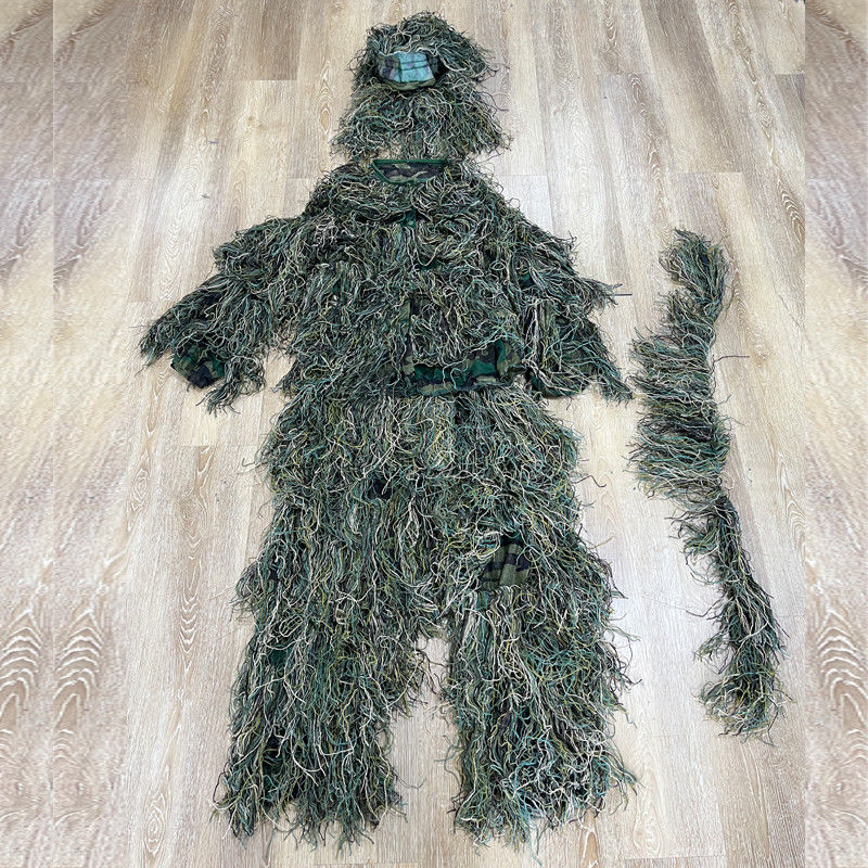 Στερεόσπρωμα εξωτερικό σώμα Ghillie Suit Προστατευτική λειτουργία για κυνήγι και φωτογραφία